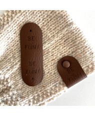 Etiquette en simili cuir pour tricot - 4