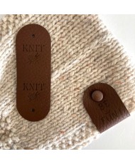 Etiquette en simili cuir pour tricot - 5