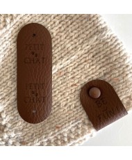 Etiquette en simili cuir pour tricot - 6