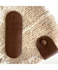 Etiquette en simili cuir pour tricot - 7